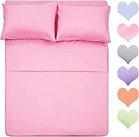 Vista 26 de Best Season Juego de sábanas de algodón de 400 hilos, tamaño full, 4 piezas - 100% algodón de fibra larga, juego de sábanas de algodón suave