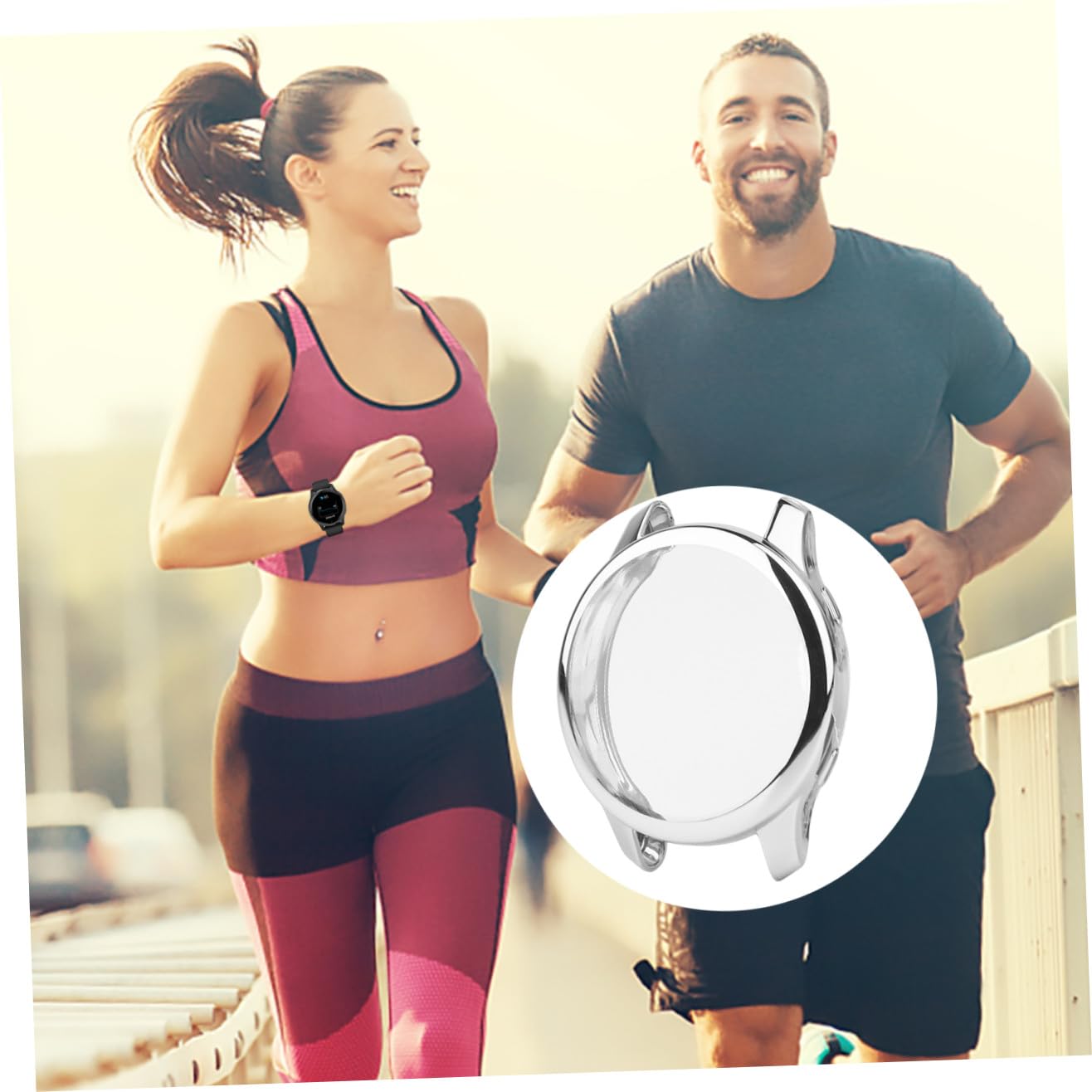 OSALADI 9pièces Coque De TPU pour Montre De Élégante Et Complète Les Rayures Et Chocs Facile à Installer Argenté