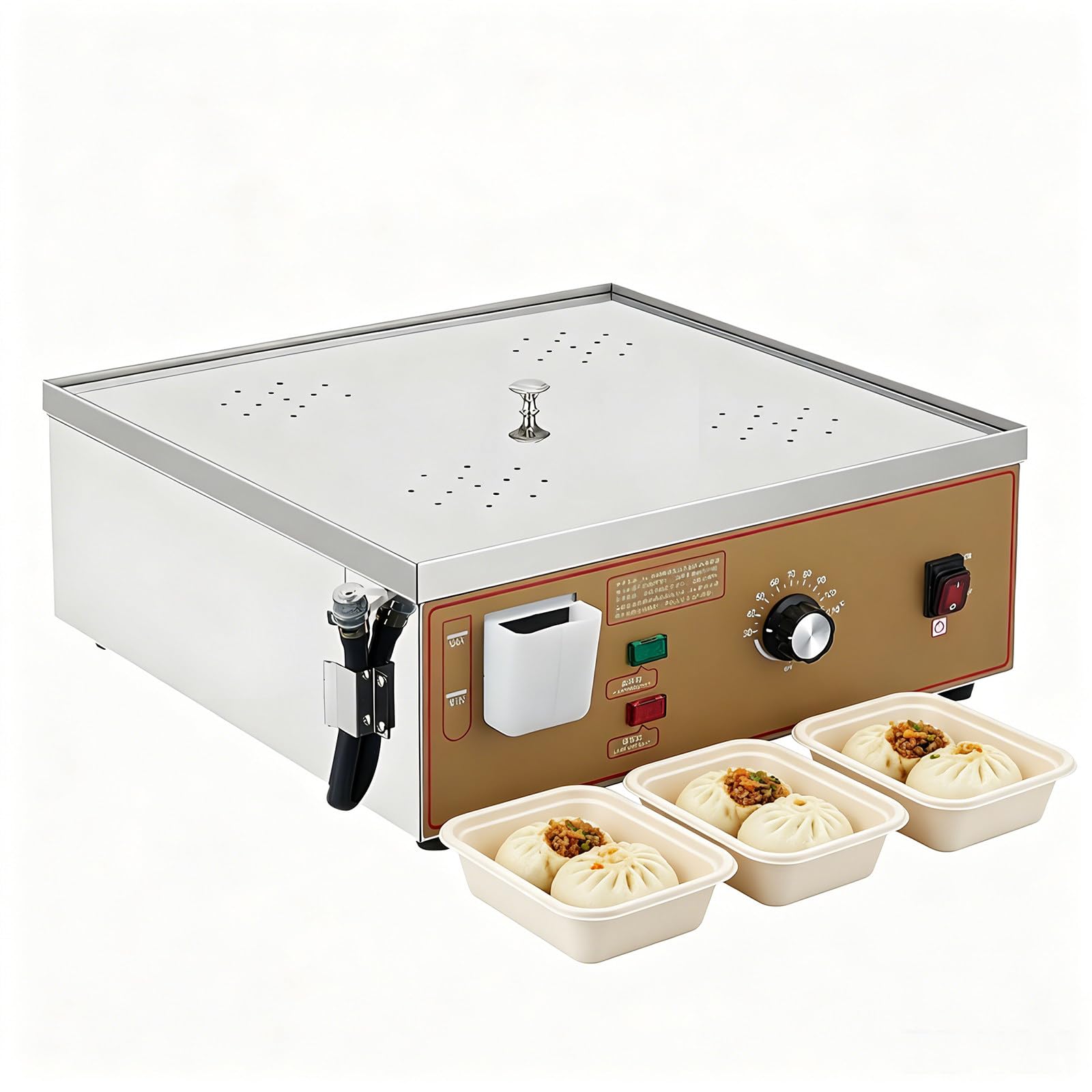Beachtiful Dim Sum Electric Steamer, Commercial Electric Steamer 4holes