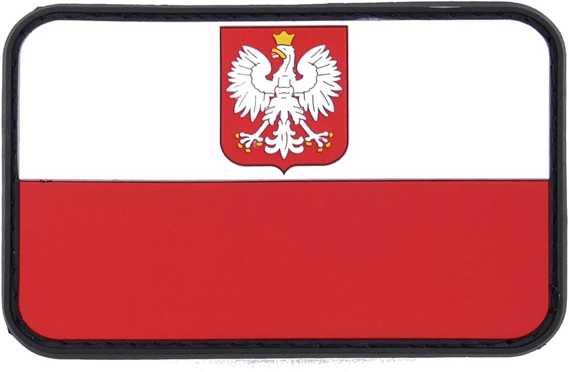 JTG Rubber Poland Polish Flag Patch