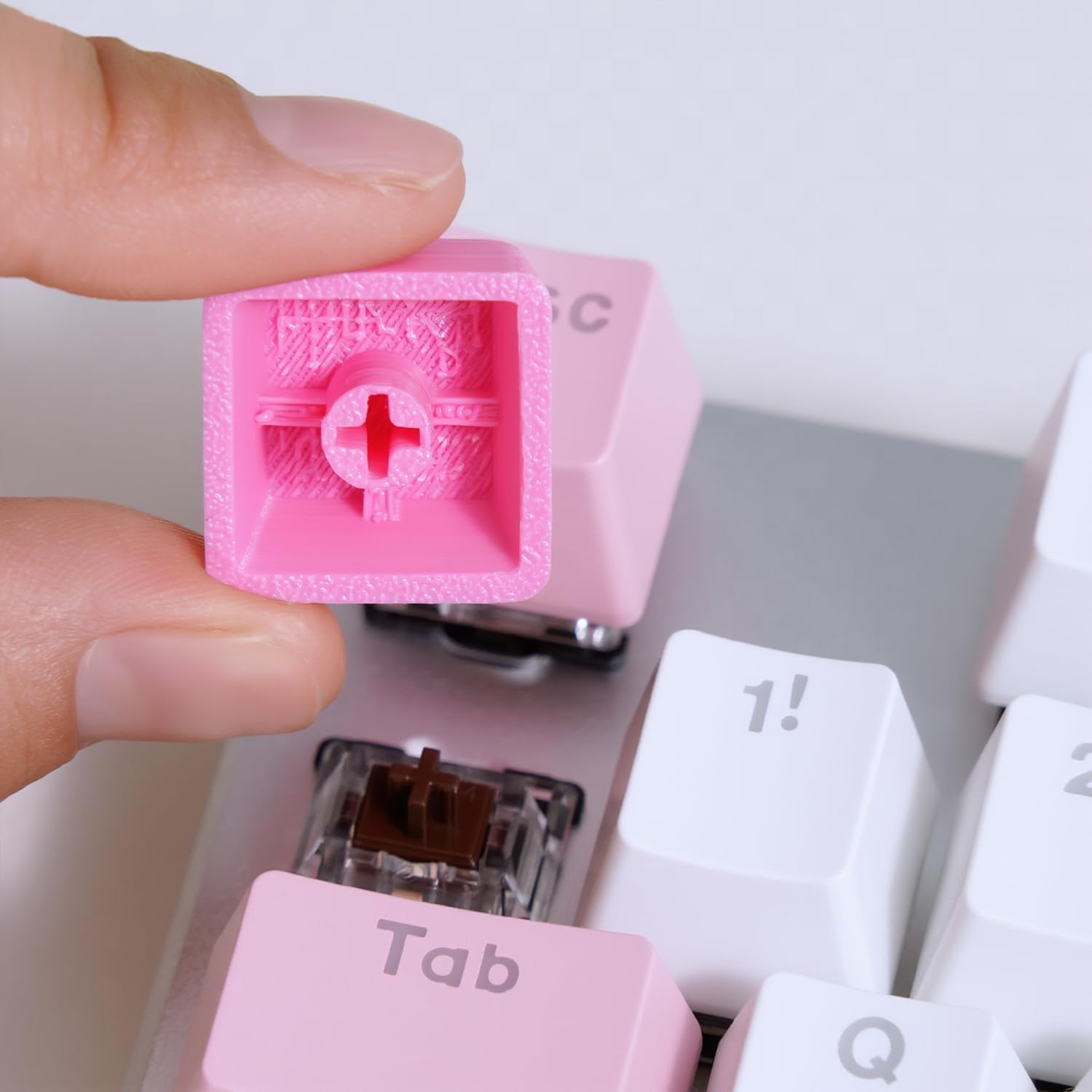 Pink Flamingo Artisan Keycap – Cute Flamingo with Sunglasses Mechanical Keyboard Keycap – Novelty Compatible Keycap for Custom Mechanical Keyboards image 3