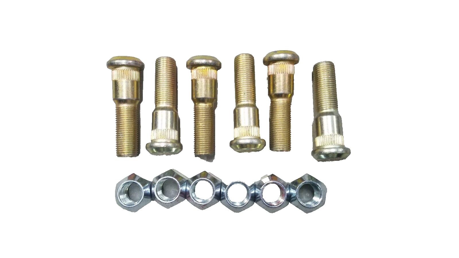 Everything for trailers, RVs and trucks and more - 6x Drive in Trailer Hub Stud w/Nuts 9/16-18 x 2-5/16 7-132 For Dexter (FS1XN-1306)