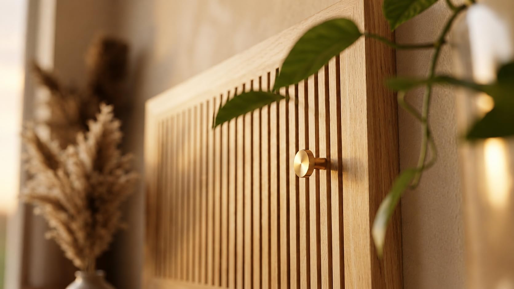 Veta Tapa Cuadro Eléctrico Decorativo de Madera de Pino | Tapa Contador Luz con Rejilla de Ventilación y Puerta Abatible | Cubre Cuadro Eléctrico y Caja para Tapar Diferenciales (41x25 cm Interior)