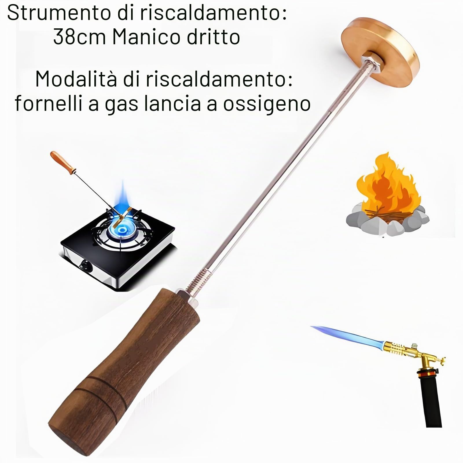 Ferro da stiro personalizzato per hamburger Logo personalizzato per pelle di legno, barbecue, cocco, bistecca (2.54cm)