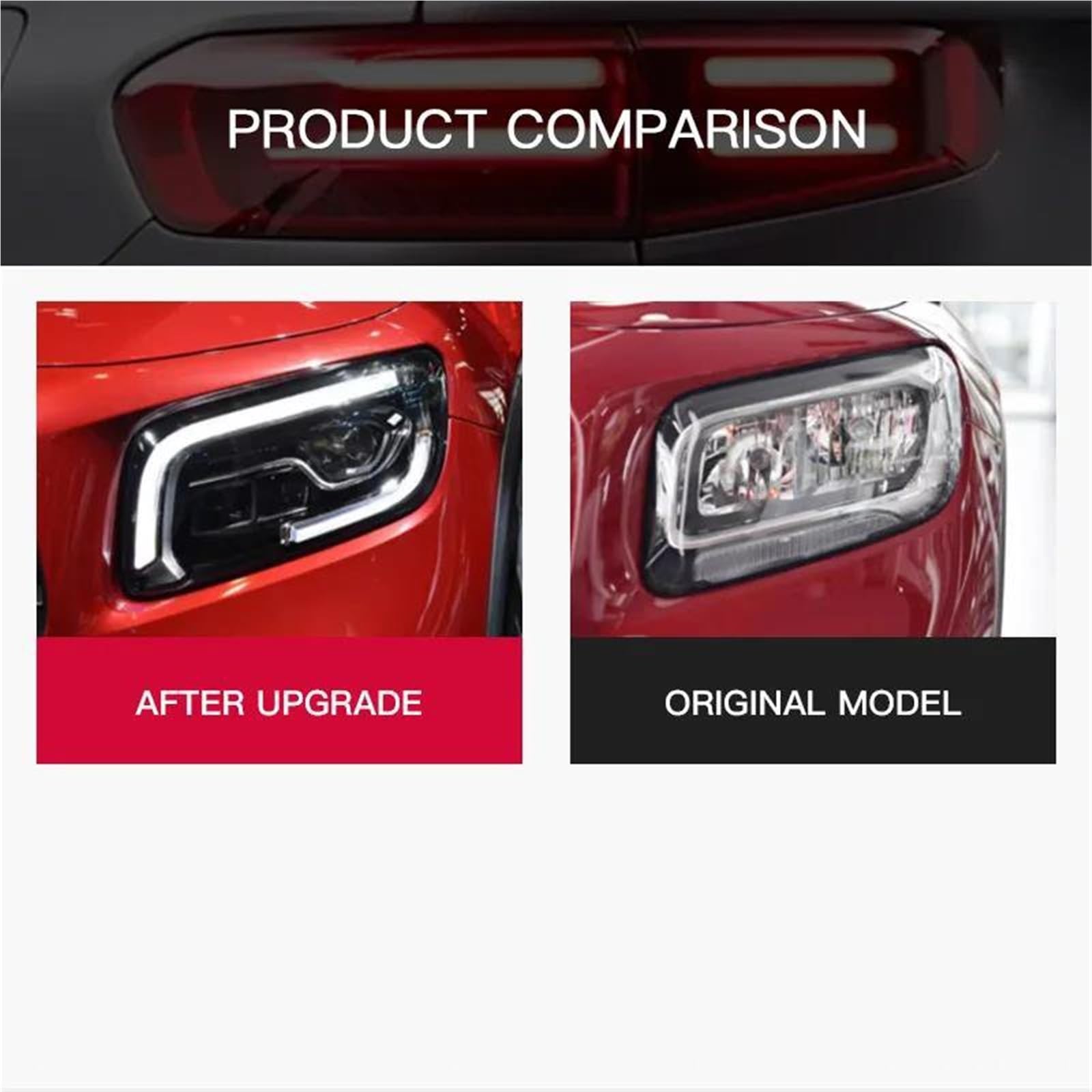 Migliora la sicurezza della guida notturna Accessori Per Auto Lente Per Fari DRL Lampade Anteriori Indicatori Di Direzione Lampada Frontale Per Benz GLB 2020 2021 2022 2023