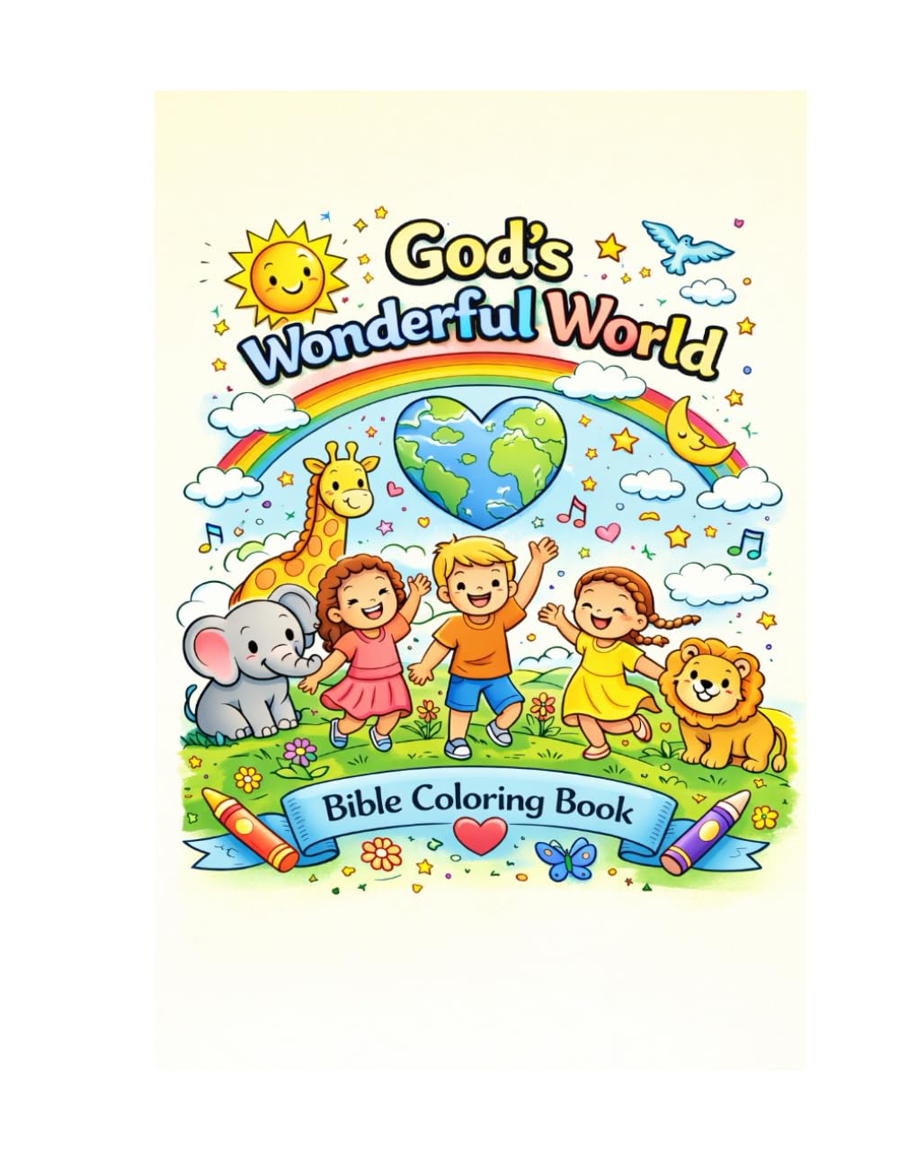 God's Wonderful World: Bible Coloring Book