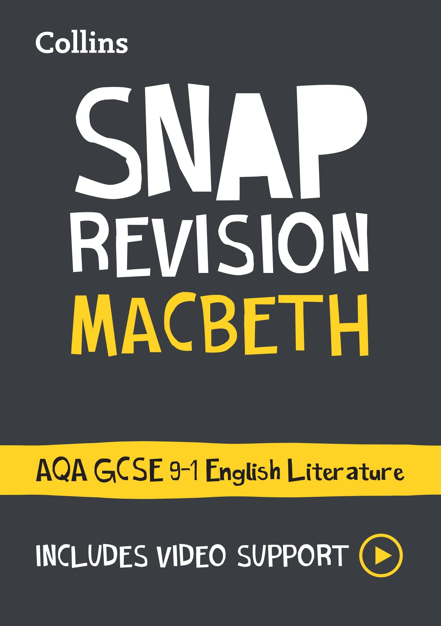Macbeth: AQA GCSE 9-1 English Literature Text Guide: Ideal for the 2026 and 2027 exams (Collins GCSE Grade 9-1 SNAP Revision)