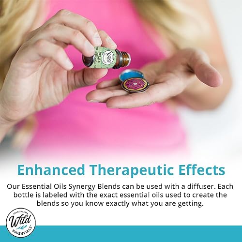 Miniatura 5 de Wild Essentials Smudge Blend - Paquete de 2 aceites esenciales de salvia blanca 100 % pura y palo santo, 0.3 fl oz, grado premium, fabricado y