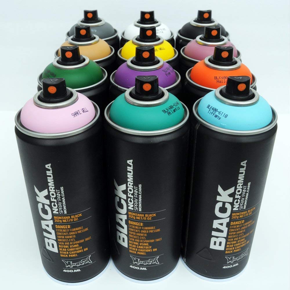 Buy Montana BLACK 400ml Complementary Colors Set of 12 Graffiti Street