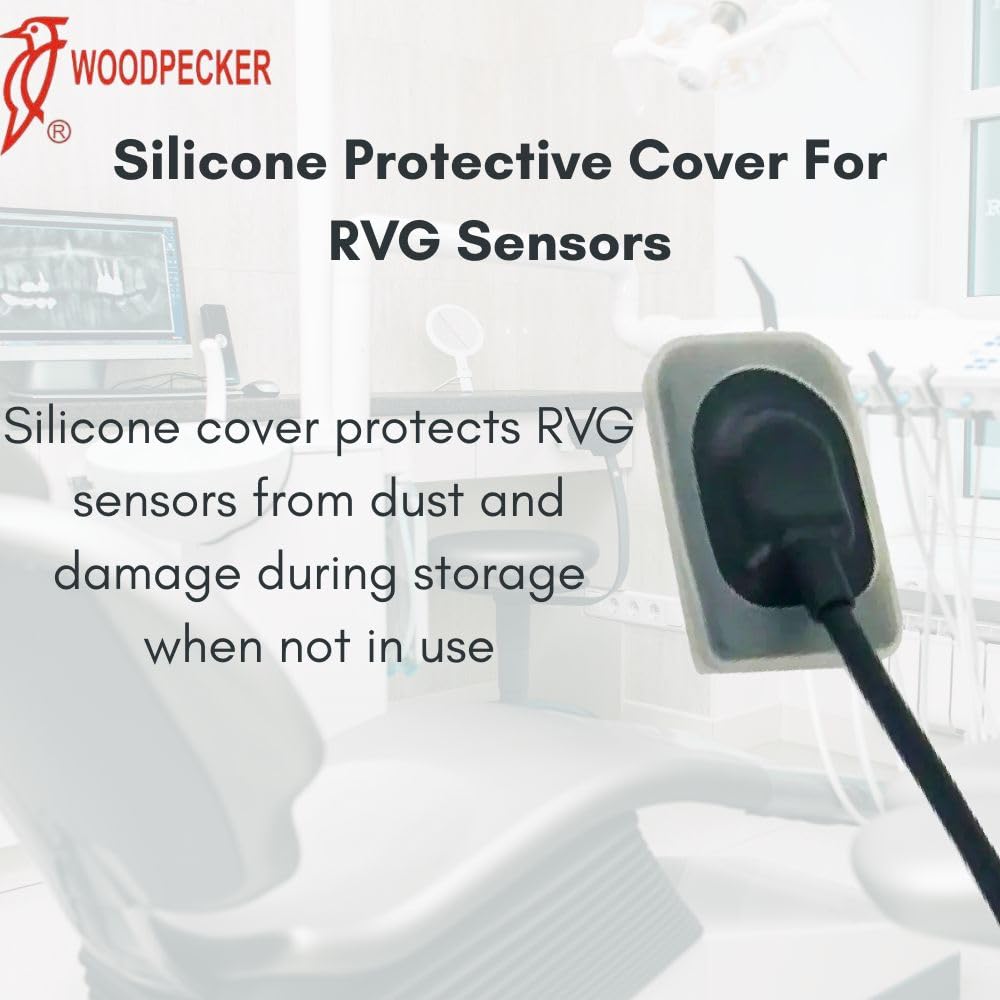 Dentgist Woodpecker Silicone Protective Cover for RVG Sensor Size - 1.5 | Soft & Flexible Shield | Enhances Sensor Durability | Reusable & Autoclavable - Image 4 thumbnail