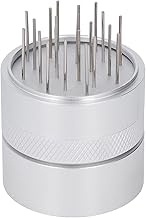 Coffee Distributor, Durable Stainless Steel Needles WDT Tool, Professional Espresso Distributor, WDT Espresso Distribution with Base for Espresso Stirrer Replacement, Home, Office (58mm)