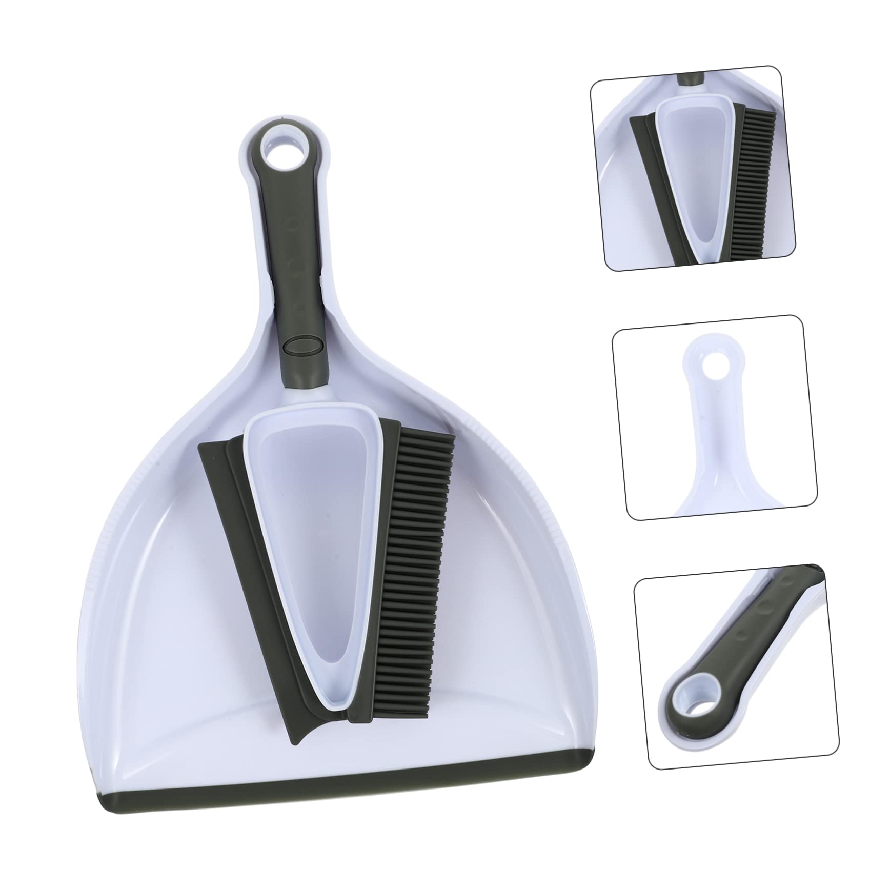 FRCOLOR 1Set Pet Hair Removal Brush Broom and Dustpan Multi Functional Household Pet Cleaning Accessories for Efficient Pet Hair and Debris Removal and Pet Shops