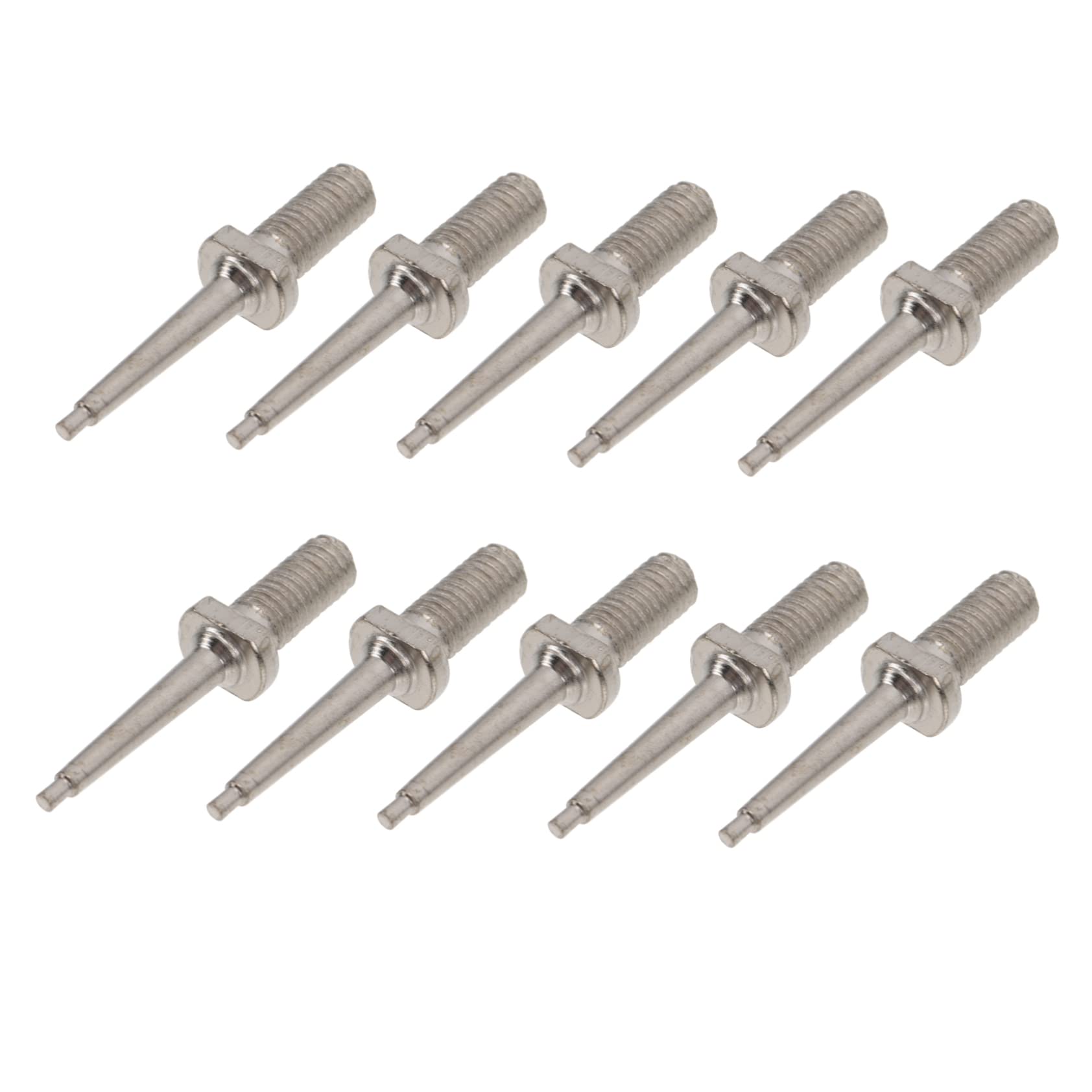 Yardenfun Livestock Ear Tag Needle 10Pcs 1.25 Inch Stainless Steel Lightweight Ear Tagging Pins for Cattle Pig Sheep Identification and Tag Applicator Replacement