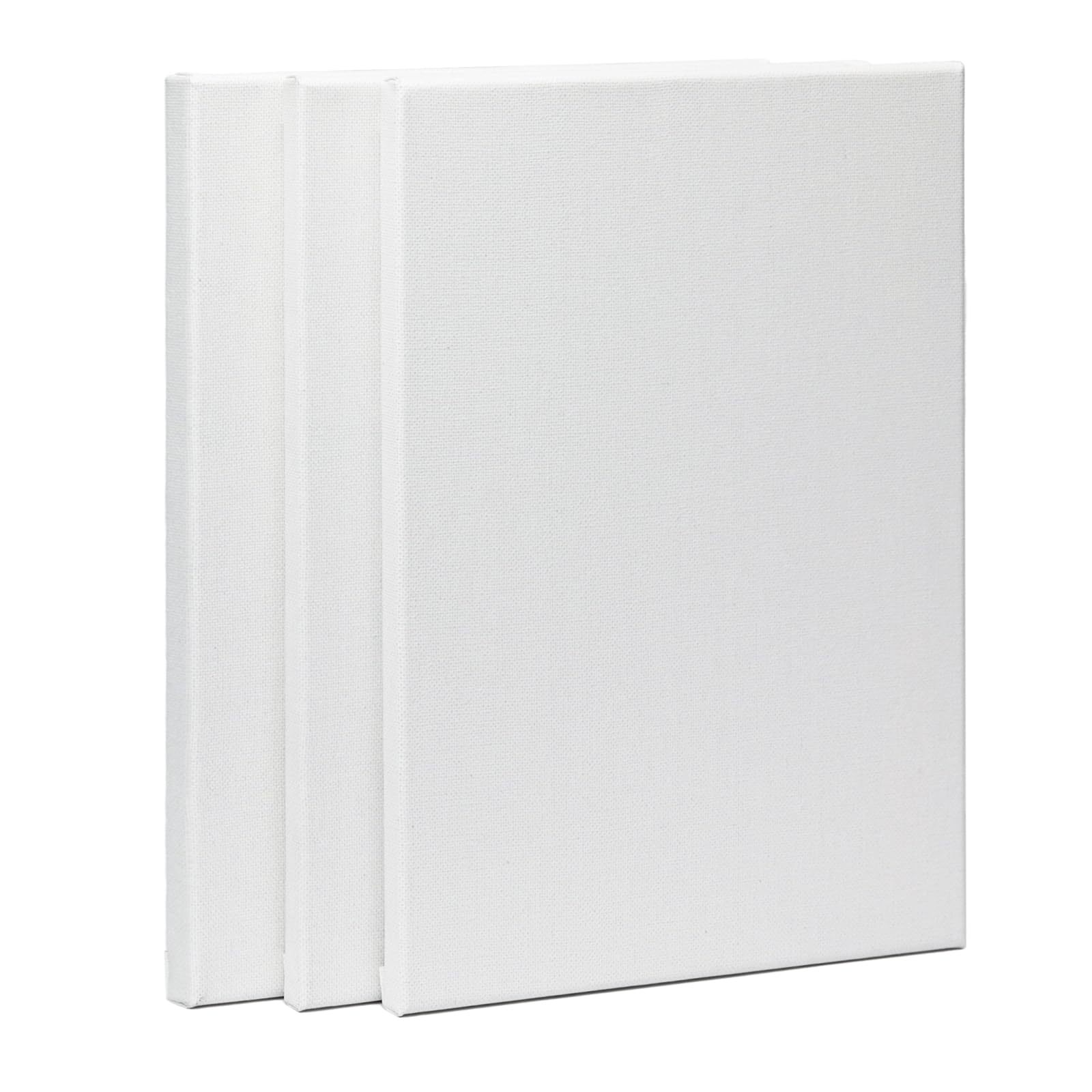 Lot de 3 toiles sur châssis à peindre - 50 x 60 cm - 440 g/m² - En lin - Pour peinture acrylique, peinture à l'huile, gouache