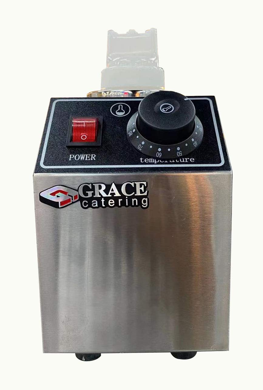 Commercial Electric Hot Sauce, Chocolate Bottle Warmer, 1head, Chocolate Spread Warmer/Stainless Steel Warmer Bottles Heating Machine