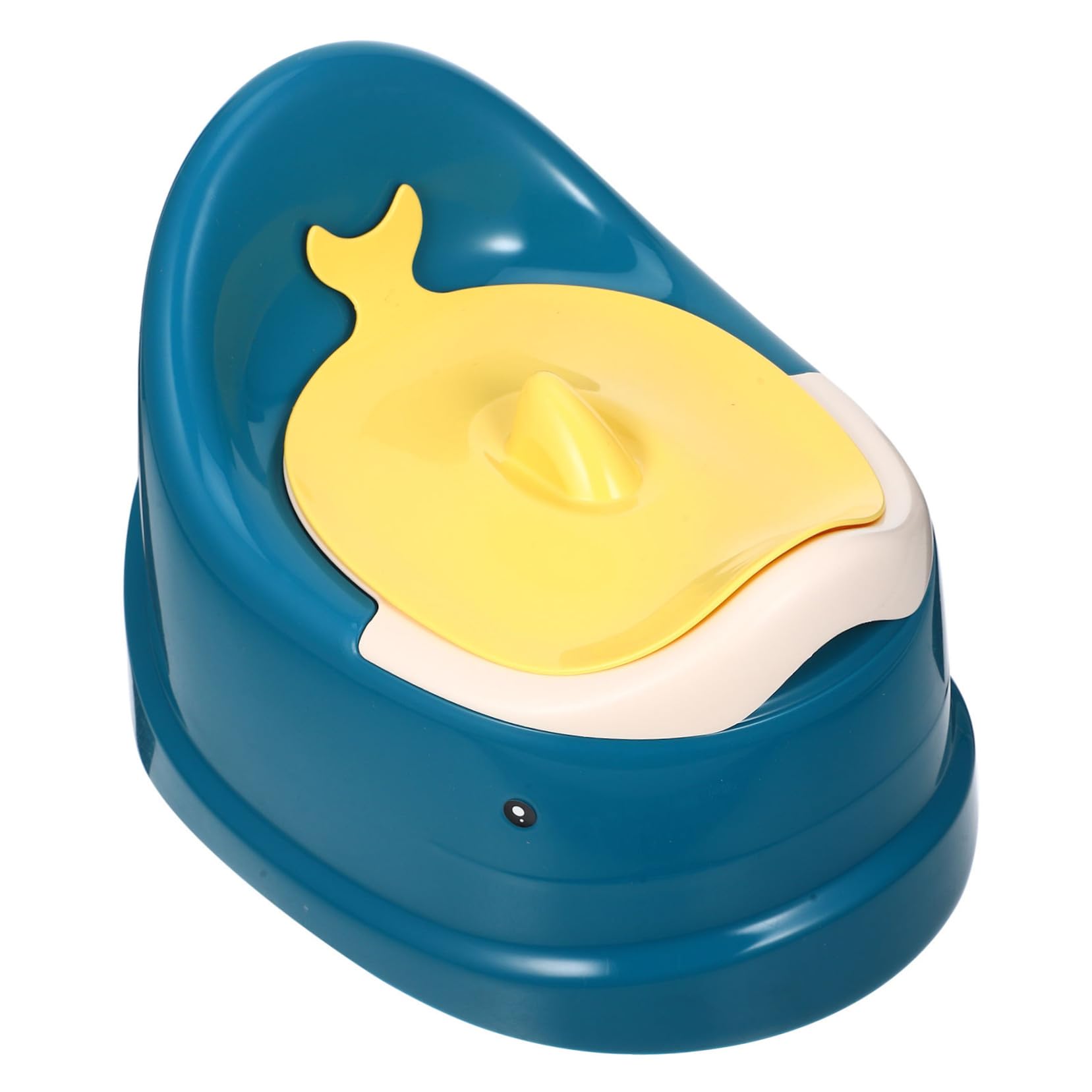 Asiento de Inodoro para Niños Que Entrena el Baño, Orinal Portátil Ergonómico de Plástico Azul, Compacto para Bebés y Niños Pequeños, Adecuado para Viajes y Uso Diario