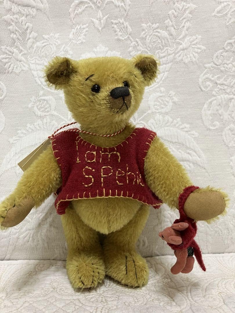 Amazon.co.jp: レア 限定 テディベア作家 アンナ コエツ 直筆