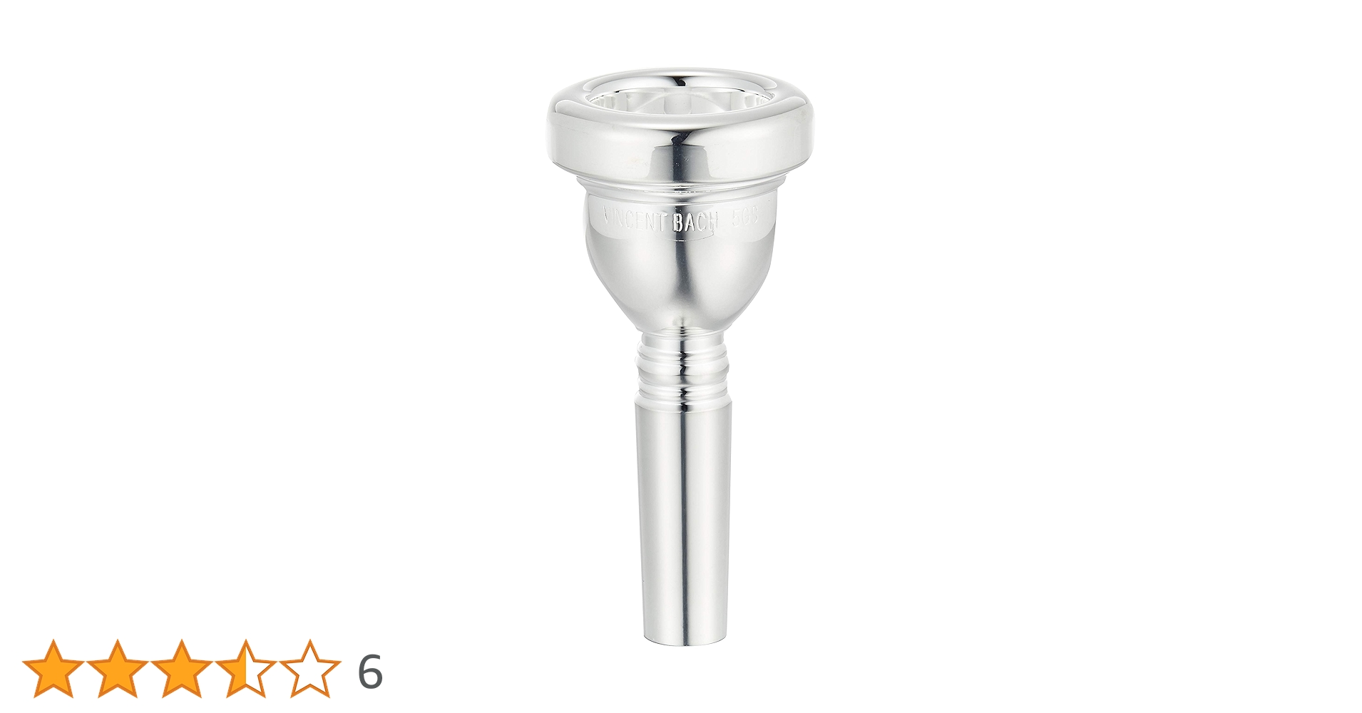 トロンボーンマウスピース V.バック5G large shank バック トロンボーンマウスピース SP (ラージシャンク 太管)