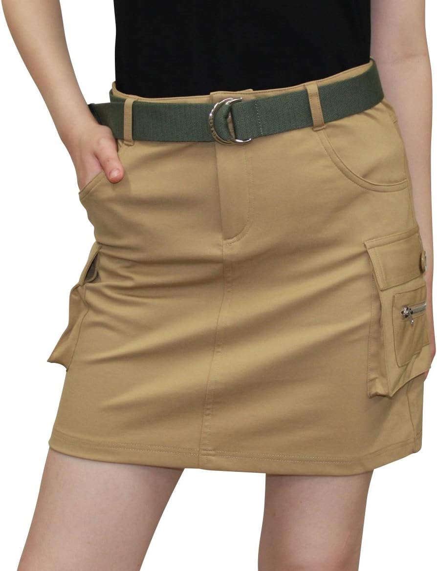 XEXYMIX ハイウエスト カーゴ風 プリーツスカート インナー付 ゴルフ XEXYMIX ハイウエスト カーゴ風 プリーツスカート インナー付 ゴルフ