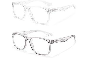 2 Pack Blue Light Blocking Glasses for Men with Frame