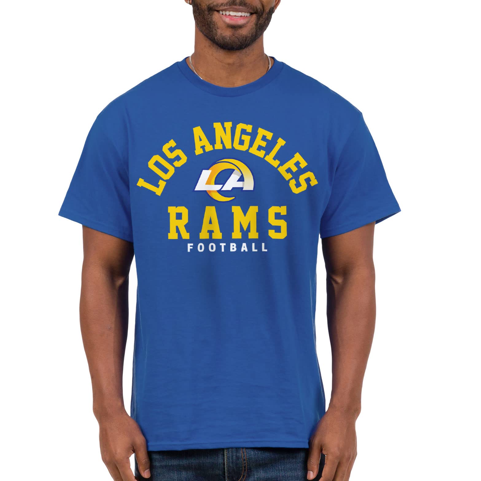 Junk Food NFL Classic Team Logo T-Shirt Blue