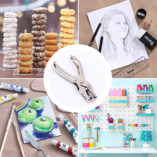 1 Hole Punch, 8 Sheet Capacity, Classic Office Paper Punch for Craft Paper, DIY Crafts, Perfect for Home Office School Supplies - Thumbnail 2