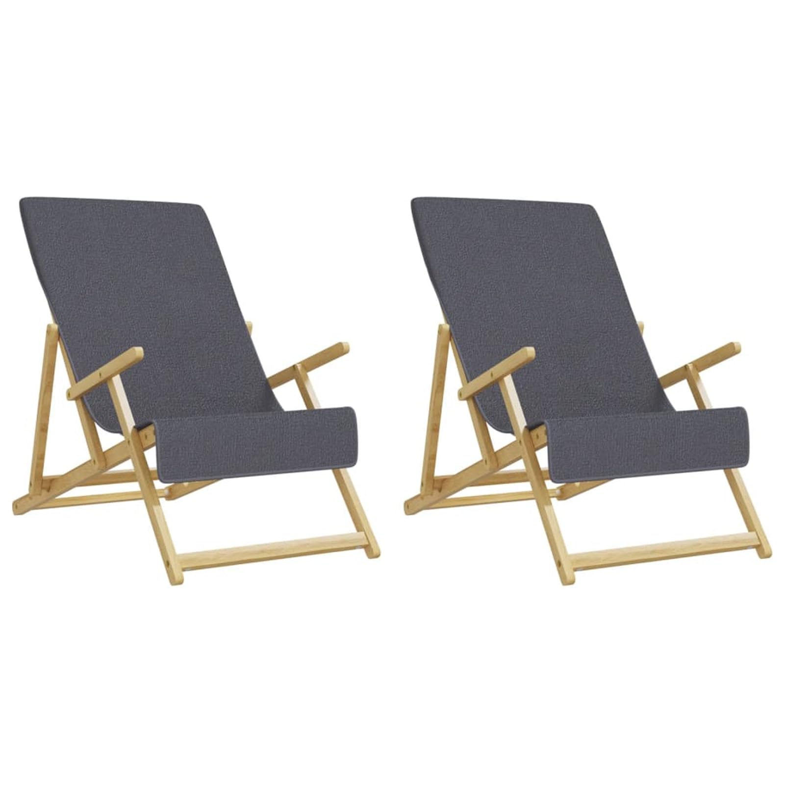Asciugamani da Spiaggia 2 pz Antracite 60x135cm Tessuto 400 gsm,Telo Mare Microfibra – Leggero,fine e ad Asciugatura Rapida - Asciugamano Microfibra Grande - Telo Mare XXL - 100% Riciclato