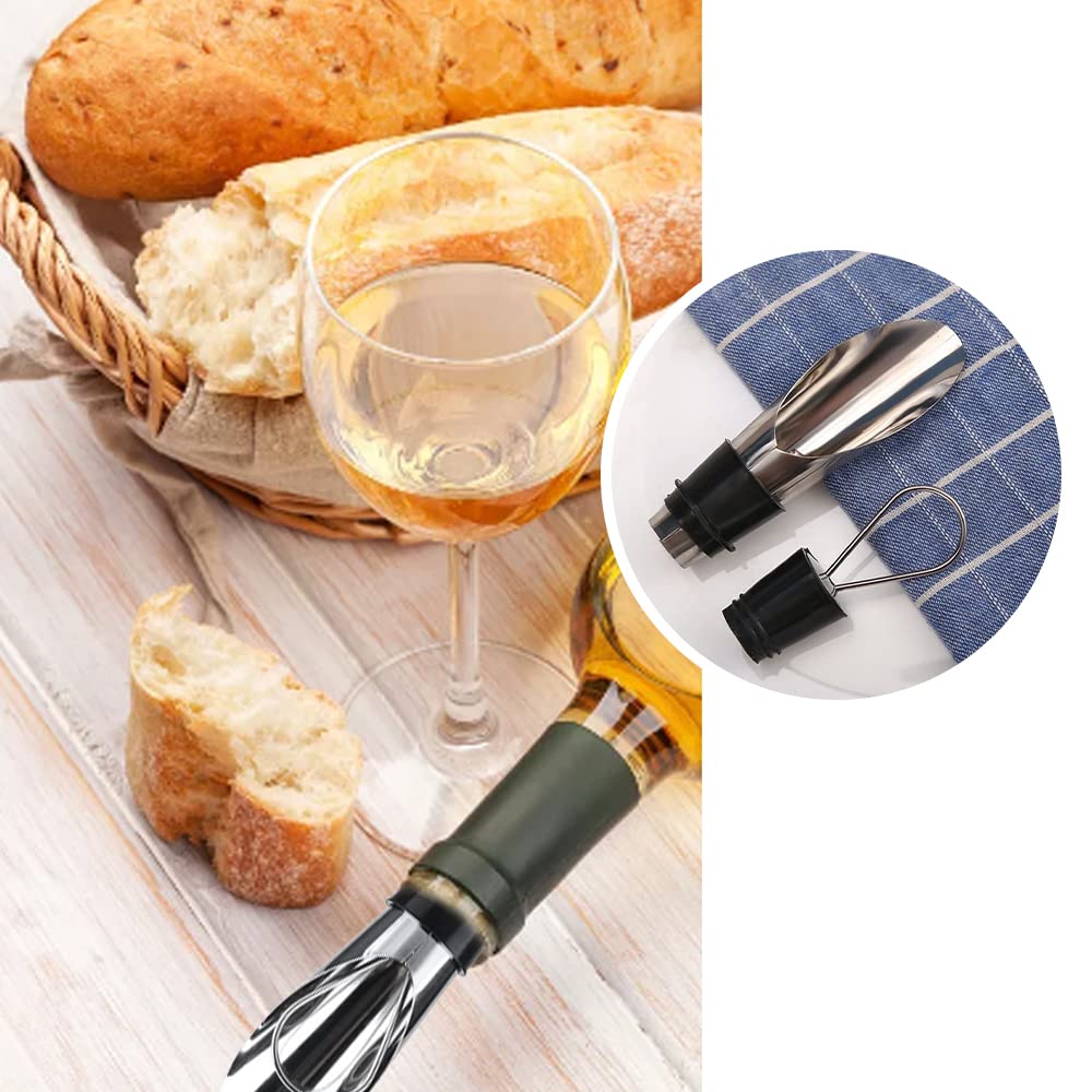 Escanciador De Sidra Electrico Solan De Cabras WOTOR Tapon Botella Cava Y  Vino - Acero Inoxidable, Silicona Alimentaria, Sellado Hermético, Pack 2  Negro Tapón Champán Acero Tapones Para Botella De Vino