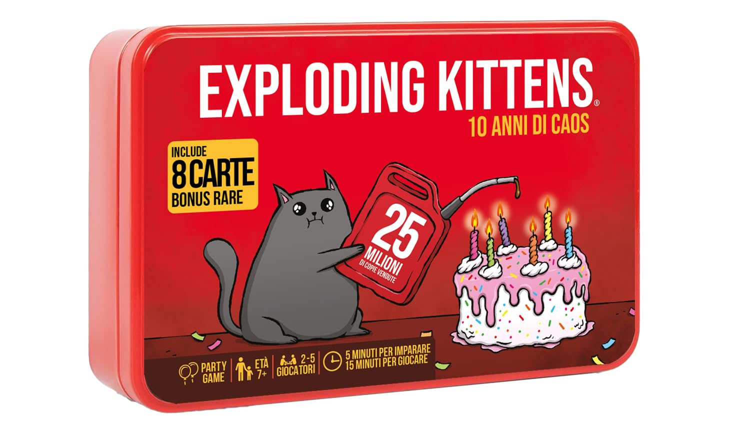 Exploding Kittens Asmodee: Streaking Kittens, Espansione Gioco di Carte, Edizione in Italiano - 4