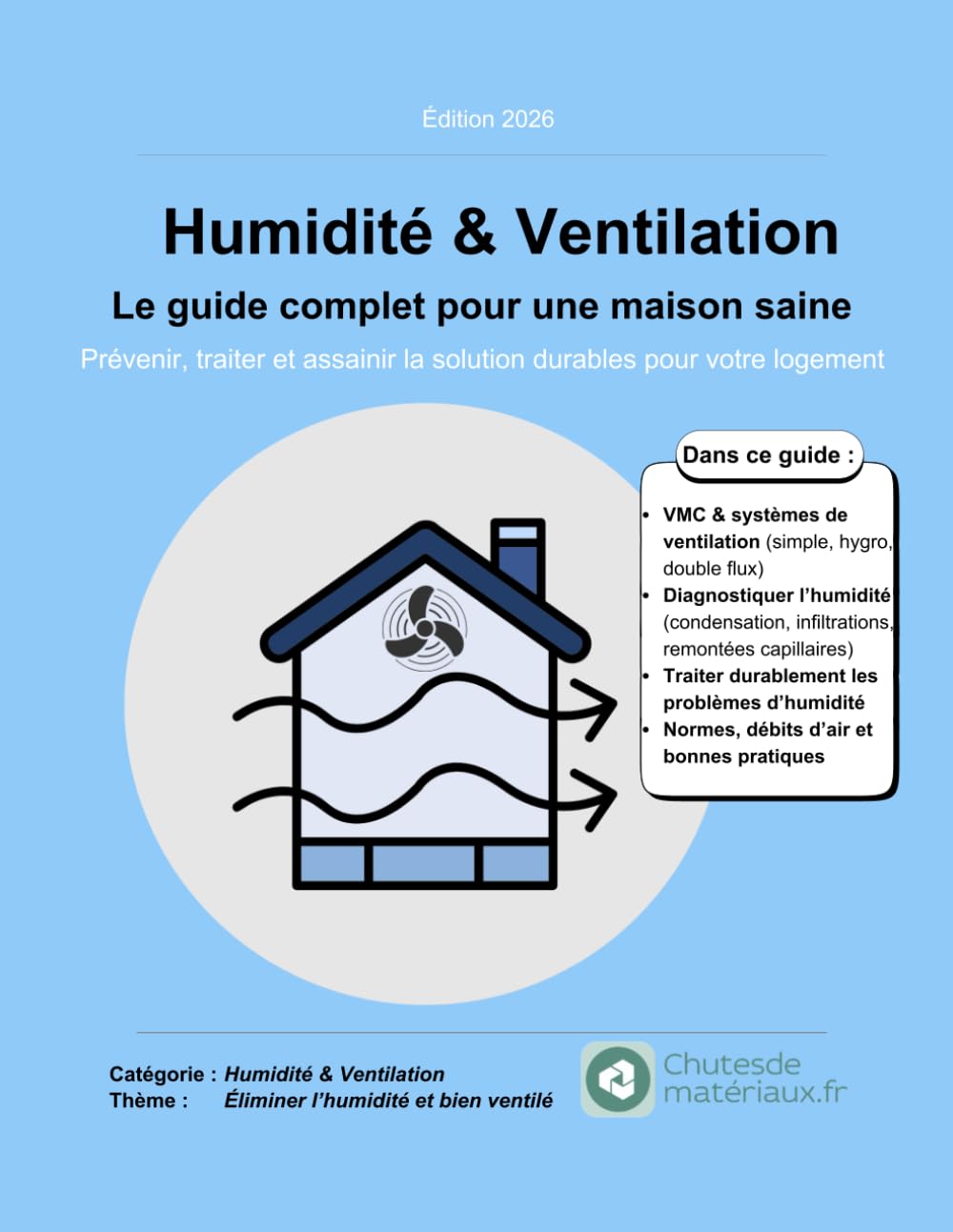 Humidité & Ventilation: Le guide complet pour une maison saine - Prévenir, traiter et assainir la solutions durables pour votre logement (Performance & fonctionnement du logement)