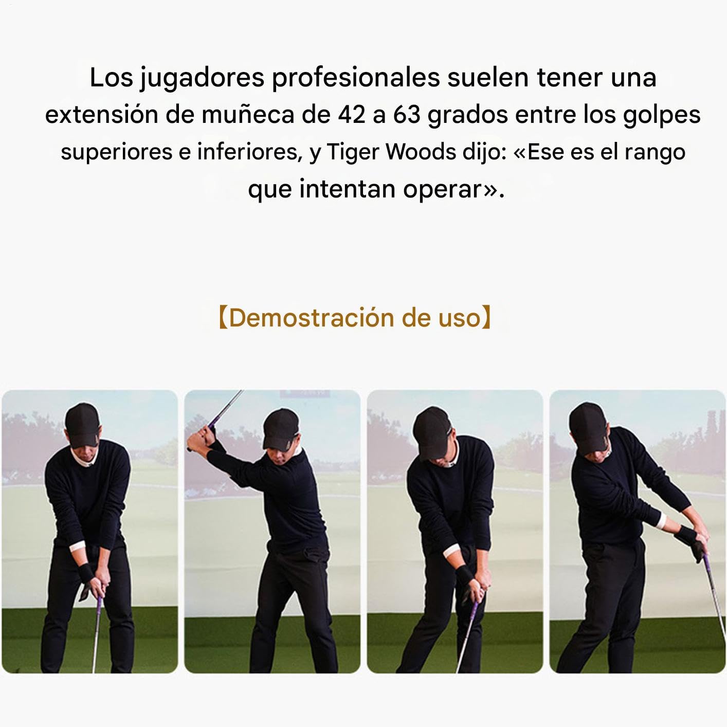 Entrenador de Swing de Golf Muñequera De Golf para Entrenamiento De Swing