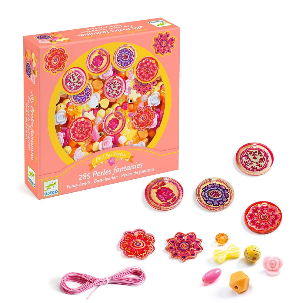 Djeco DJ09854 Abalorios Flores Beads