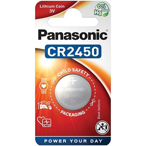 Panasonic CR2450, 3 V, 620 mAh, CR2450L_1BP