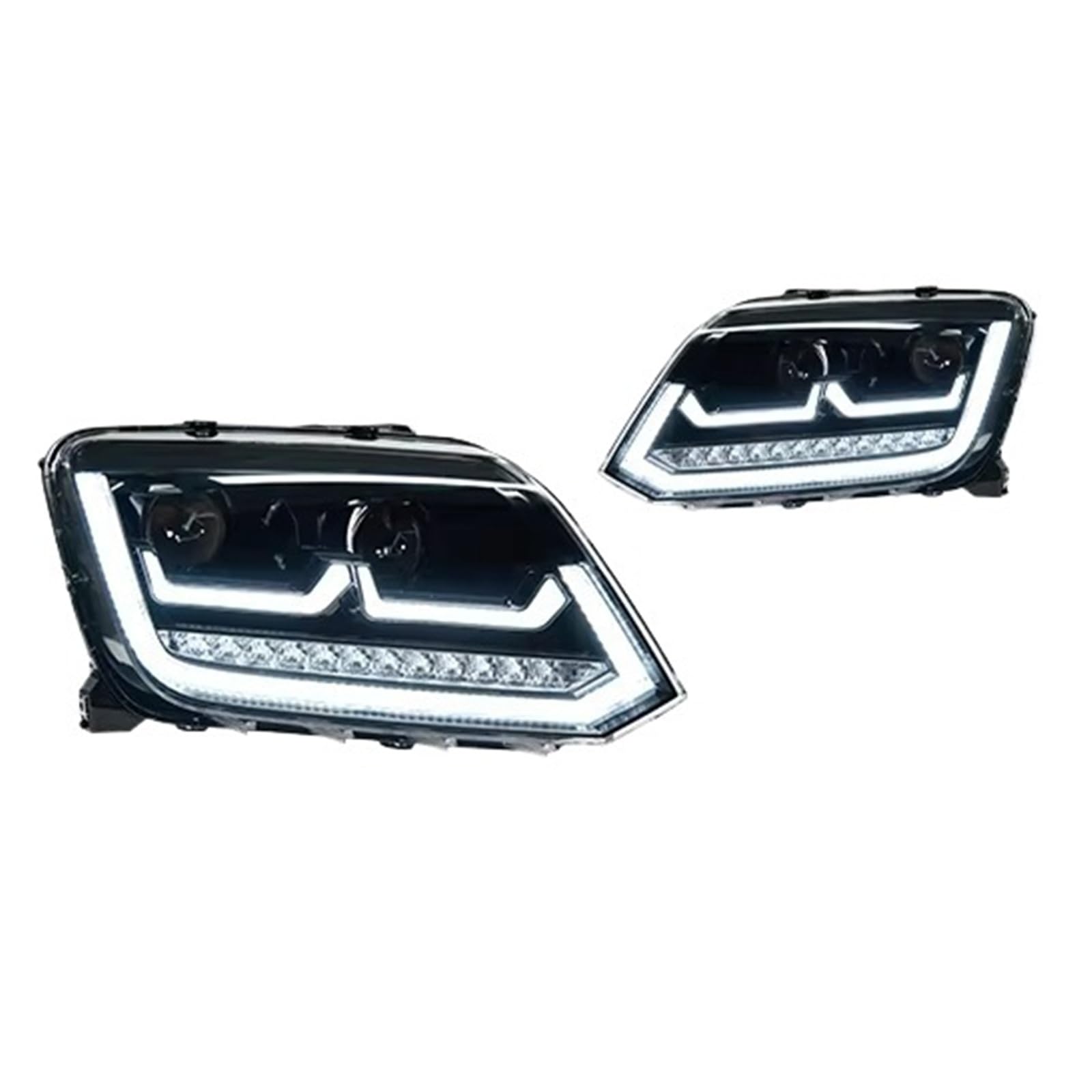 Fari Anteriori Fari Car Styling Faro LED Amarok Faro DRL Segnale Lente Proiettore Per Amarok 2010-2022 DRL Lampada(RHD)
