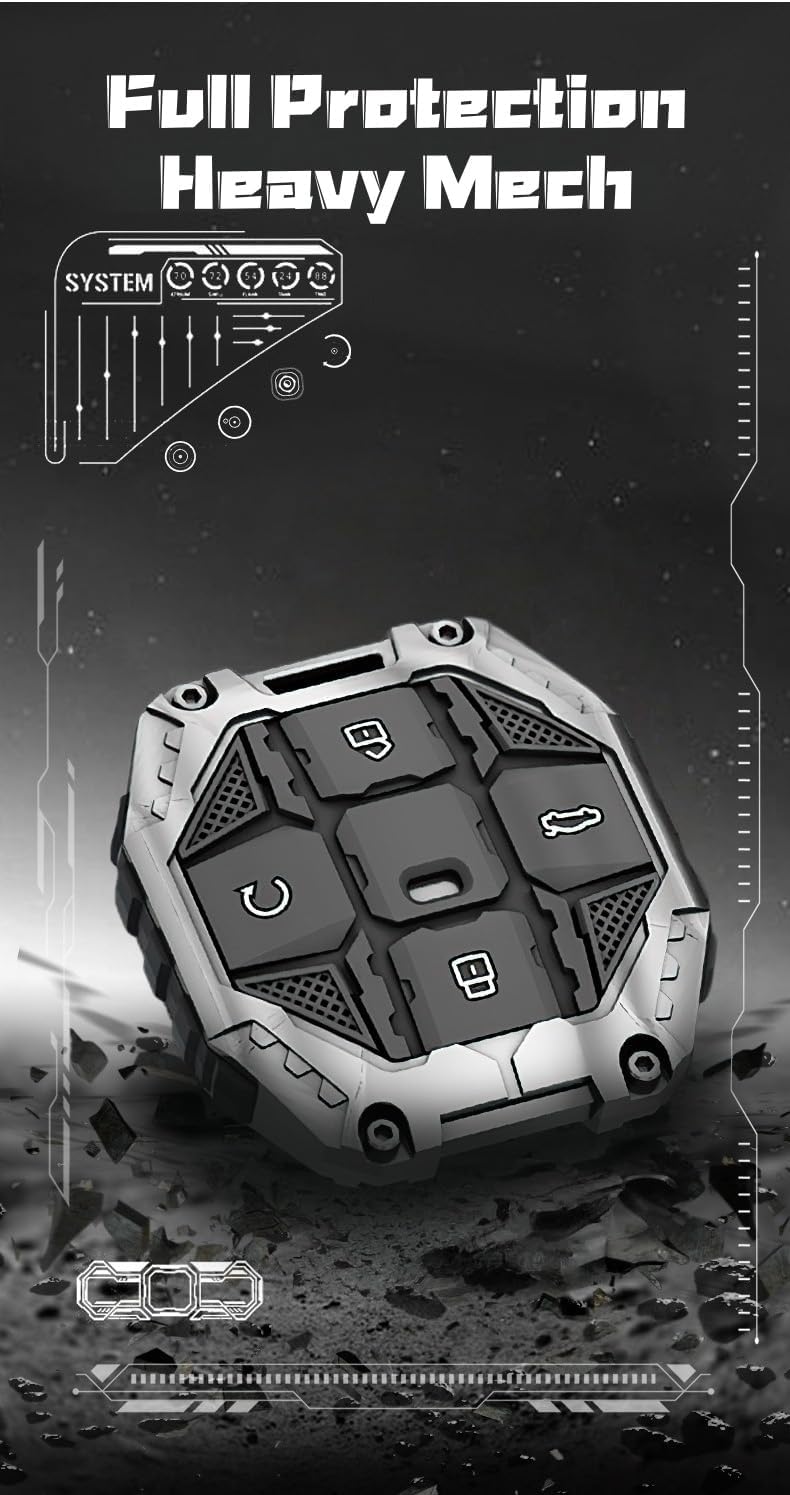 Mecha-Style Key Fob Cover Fit for Jetour T1 T2 2025 2026 image 5