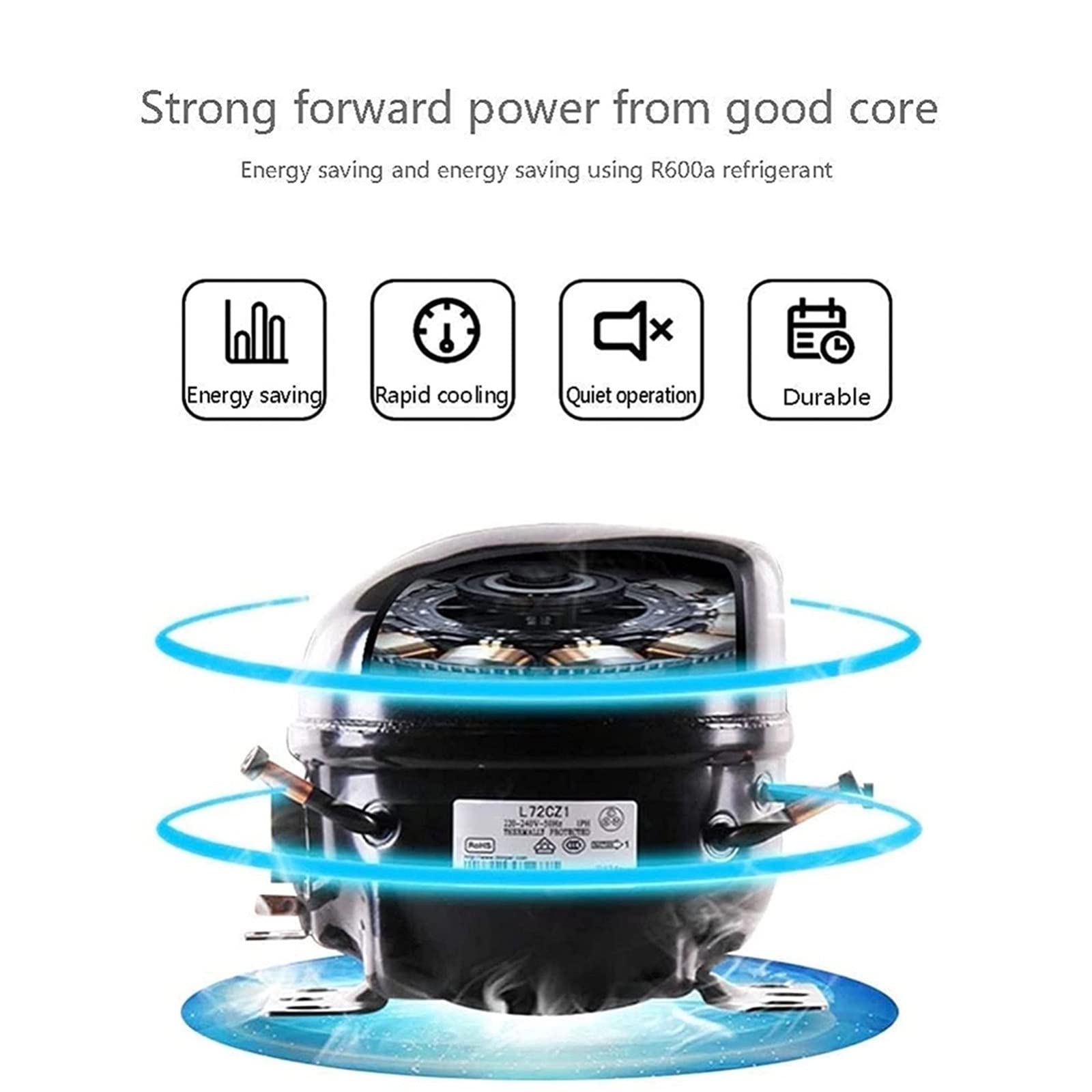 Machine Countertop, 33lbs/24h Portable Compact Ice Cube Maker 3 Thicknesses 24 Pcs Ice Cube In 15 Mins on Fridge.com - View 4