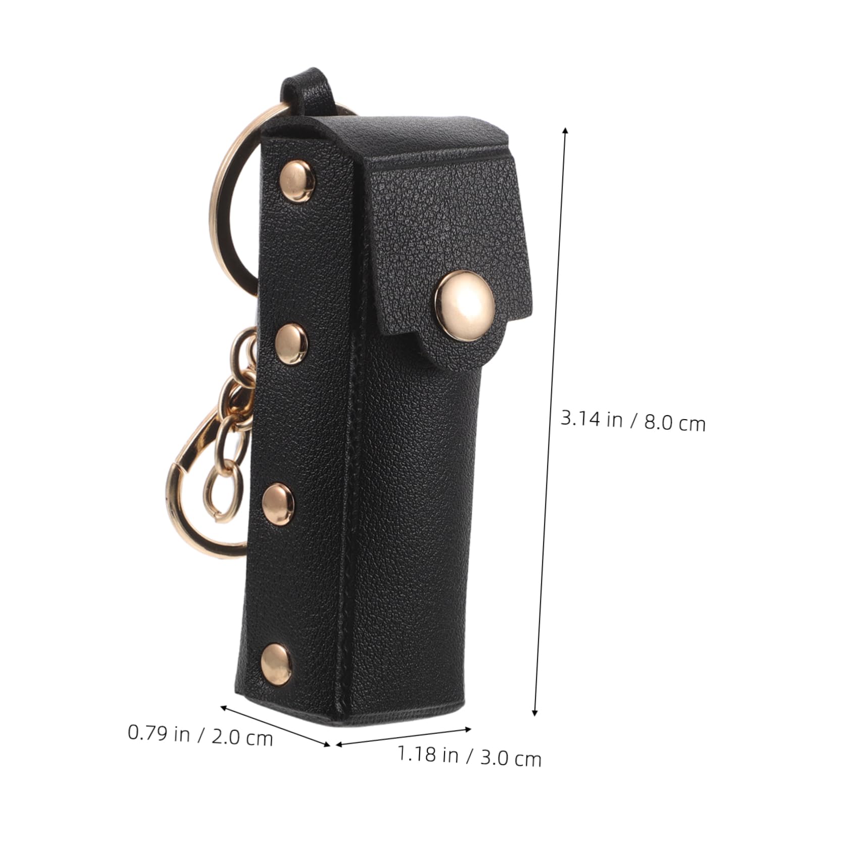 Ipetboom Portable Lipstick Pouch Keychain Cute Lip Gloss Holder Lipstick Case for Travel Stylish Makeup Storage Sleeve with Elegant Cosmetic Accessory for Women