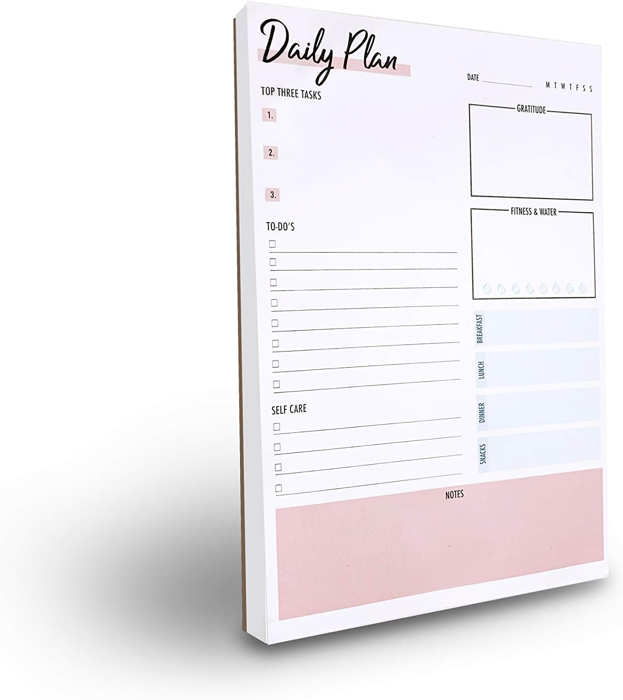 Daily Planner Pad Undated to Do List Notepad for Women 2021 Page a