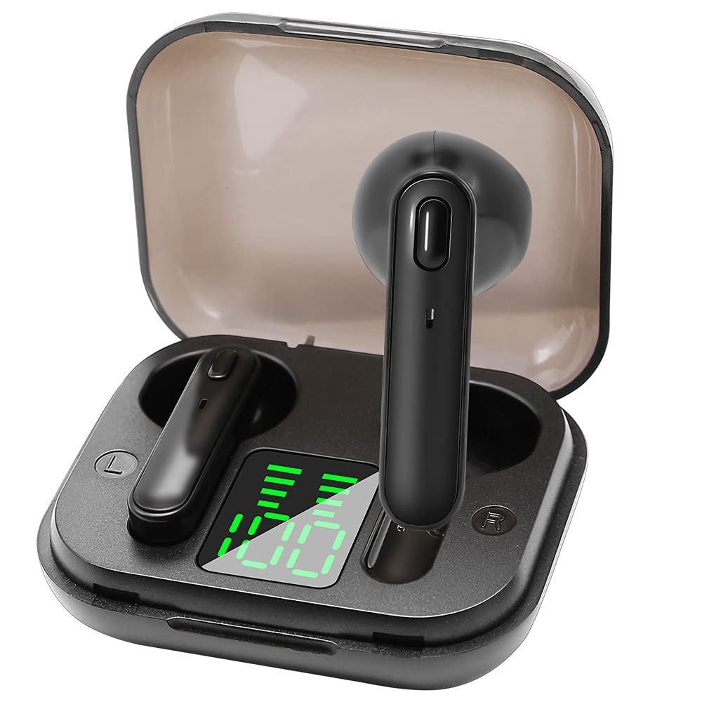 XPLZ Wireless Earbuds IPX5 Waterproof Bluetooth 5.0 Wireless Headphones with Charging Case 30H Playtime in-Ear TWS Earphon...