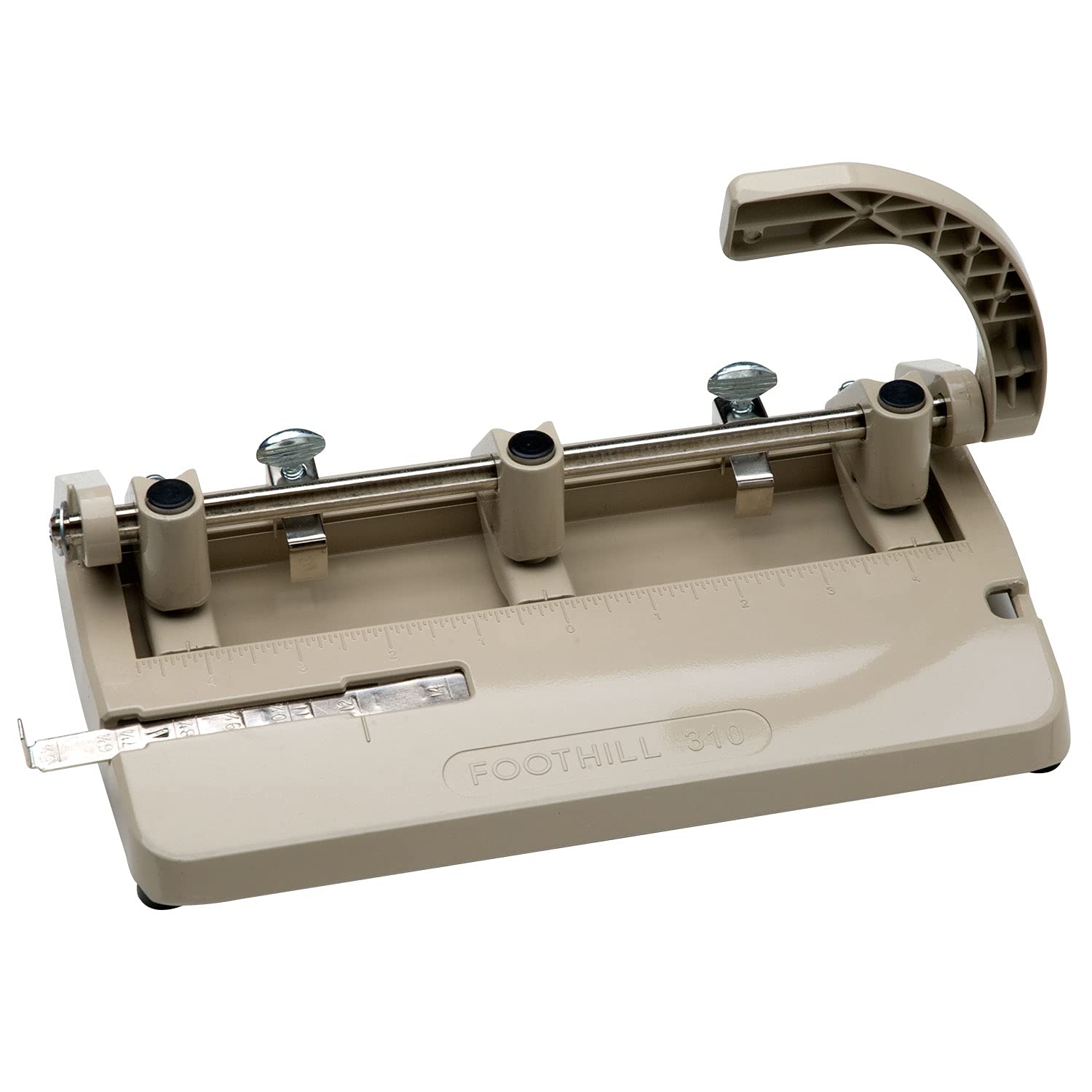 AbilityOne3-Hole Punch - Heavy-Duty, 13/32 Hole Punch- Black 7520-01-431-6251