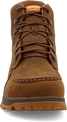 Miniatura 5 de Twisted X Bota de trabajo oblicua con cordones para hombre Nano Composite Toe - Mfswnw1