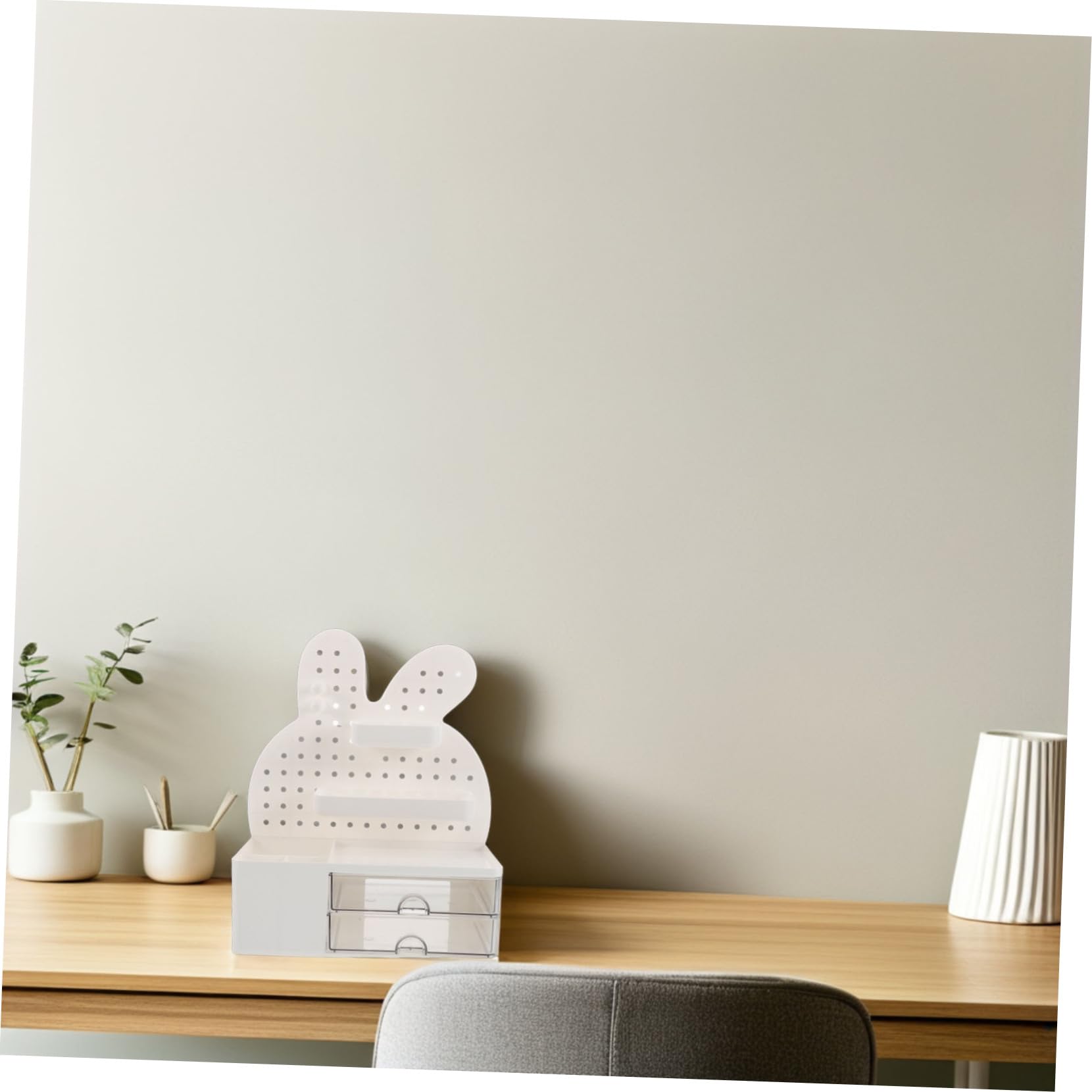 TOPBATHY Scatola Portaoggetti Per Cancelleria Con Pannello in Plastica Organizer Per Cassetti Da Scrivania Portaoggetti Con Cassetto Per Ufficio Accessori Da Scrivania Per Forniture Per