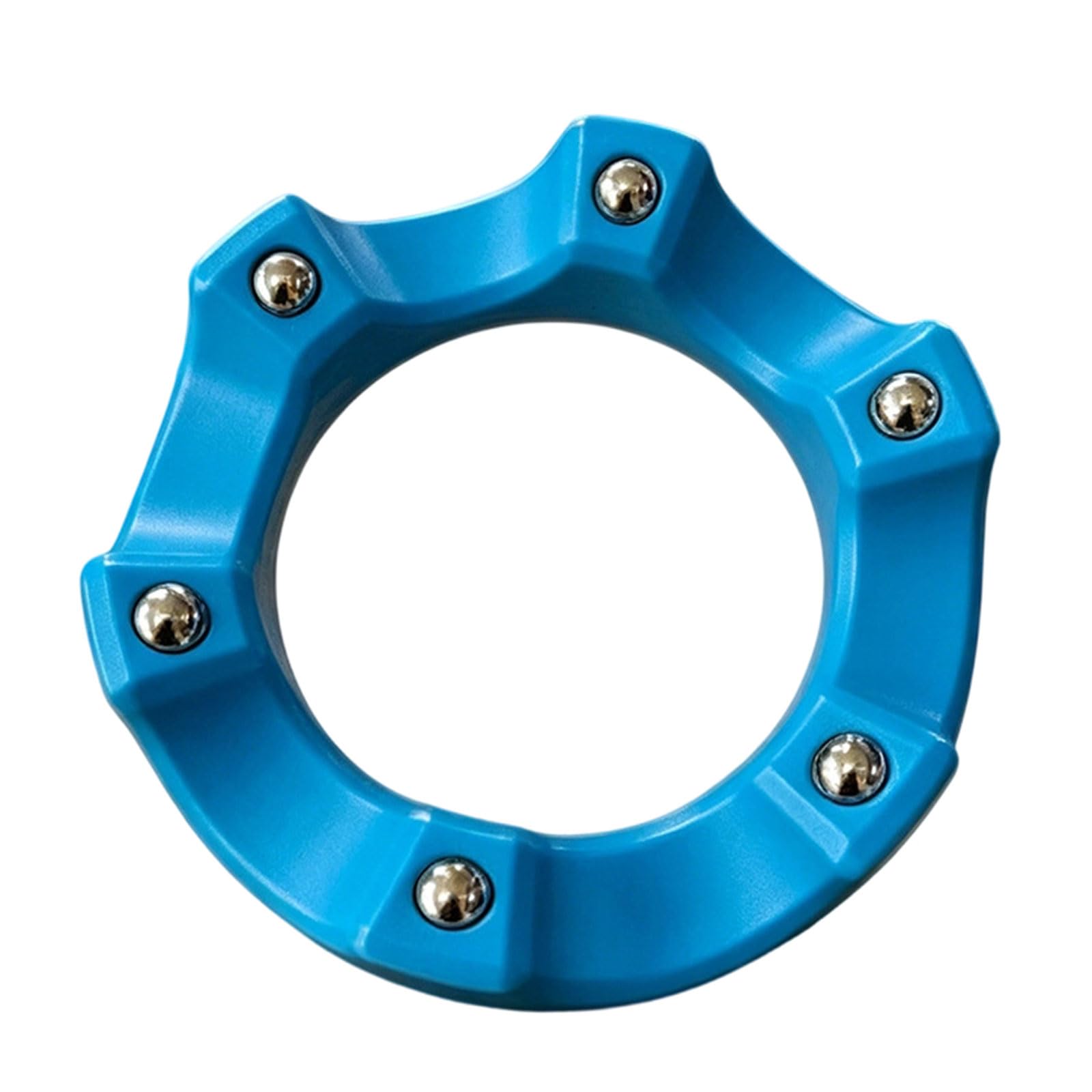 QIAOLIDA Bowling Ball Rotators Stand 360 Degrees Smooth Rotating Spinner With 6 Steel Ball for Surfaces Sanding