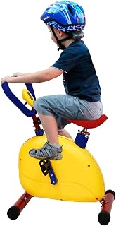 Toddler Exercise Bikes Machine Indoor Cardio Training for Kids, Fun and Fitness Exercise Equipment, with Adjustable Seat Mini Exercise Kid Stationary Bike