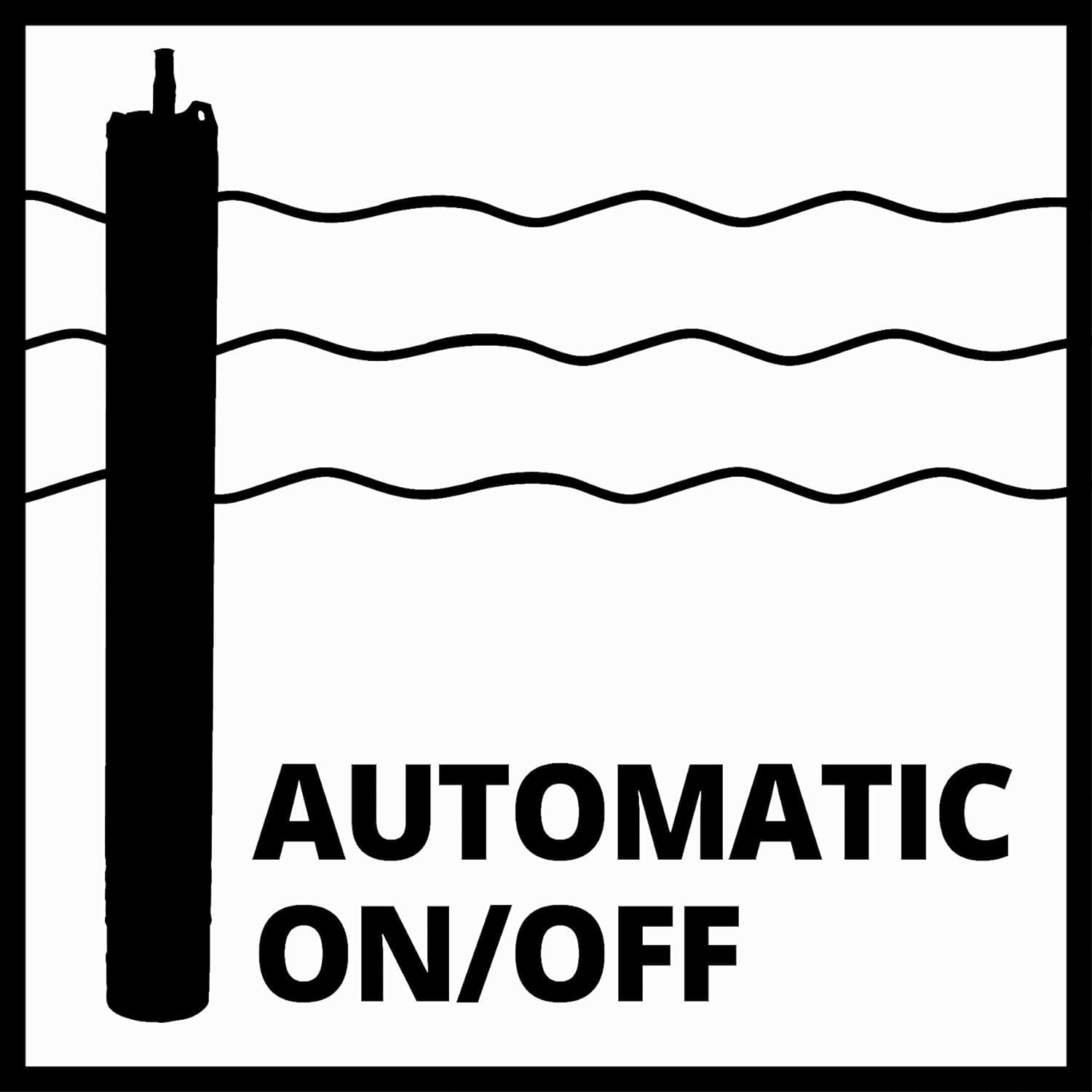 Einhell Tiefbrunnenpumpe GE-DW 1155 N-A (1.100 Watt, bis zu 6.000 L/h, max. Förderhöhe 55 m, Pumpendurchmesser 98 mm, 22 m Netzkabel, Automatikfunktion)