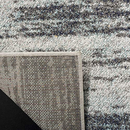 Tapete SAFAVIEH Adirondack 9' x 12', Gris Claro y Negro miniatura 1