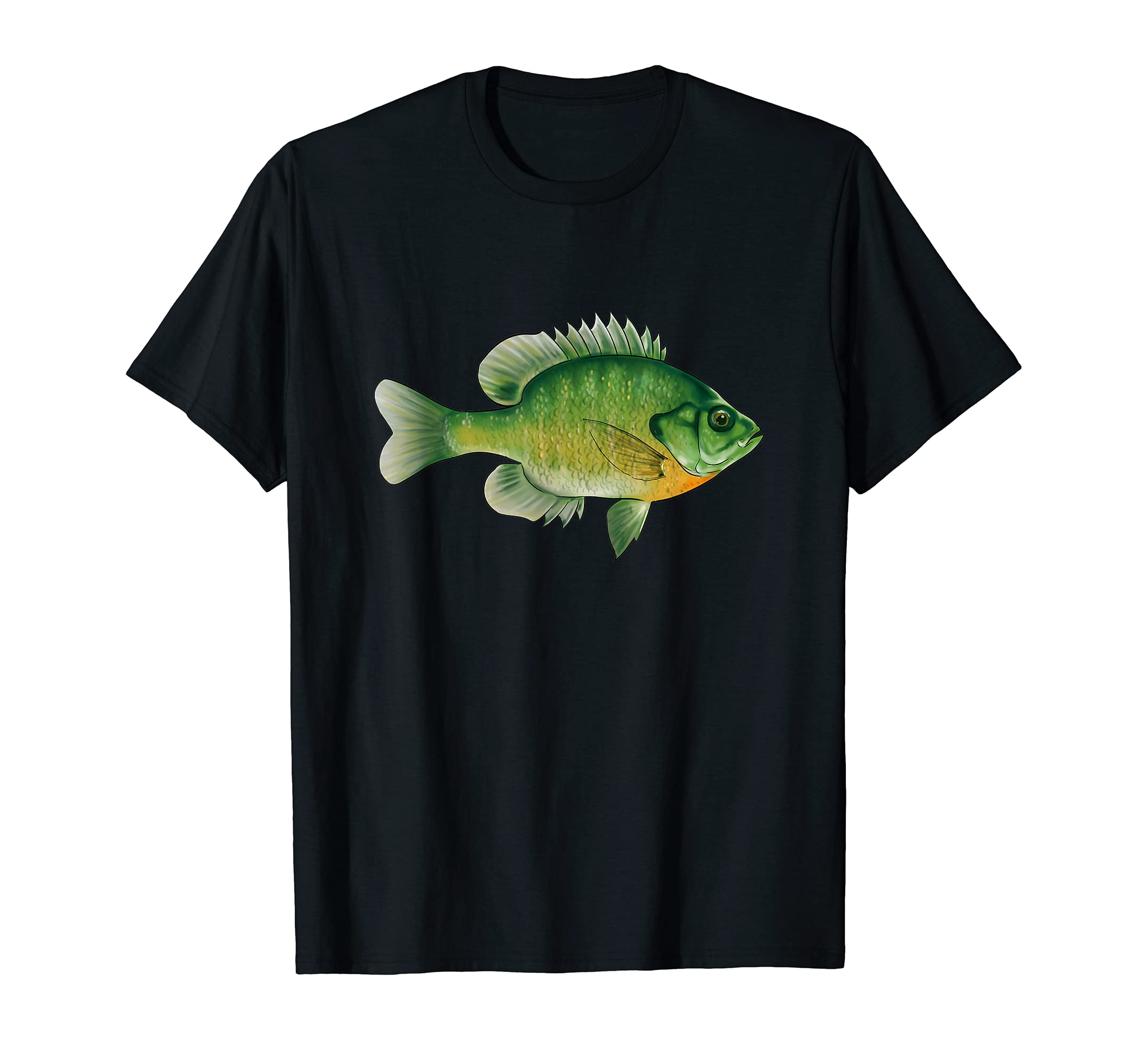 Bluegill Freshwater Fish Gifts co.Bluegill Fishing Illustration Bream Freshwater Fish Graphic T-Shirt