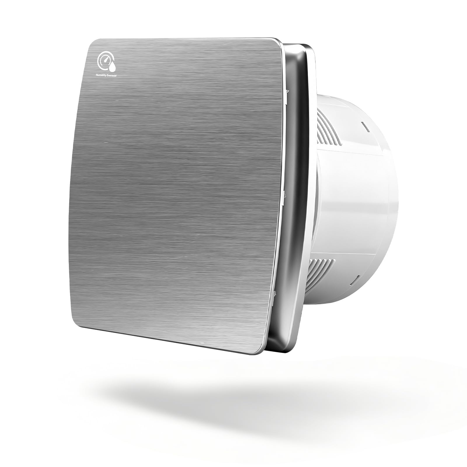 100mm Badlüfter mit Feuchtigkeitssensor Nachlauf, WC Küche Ventilator
