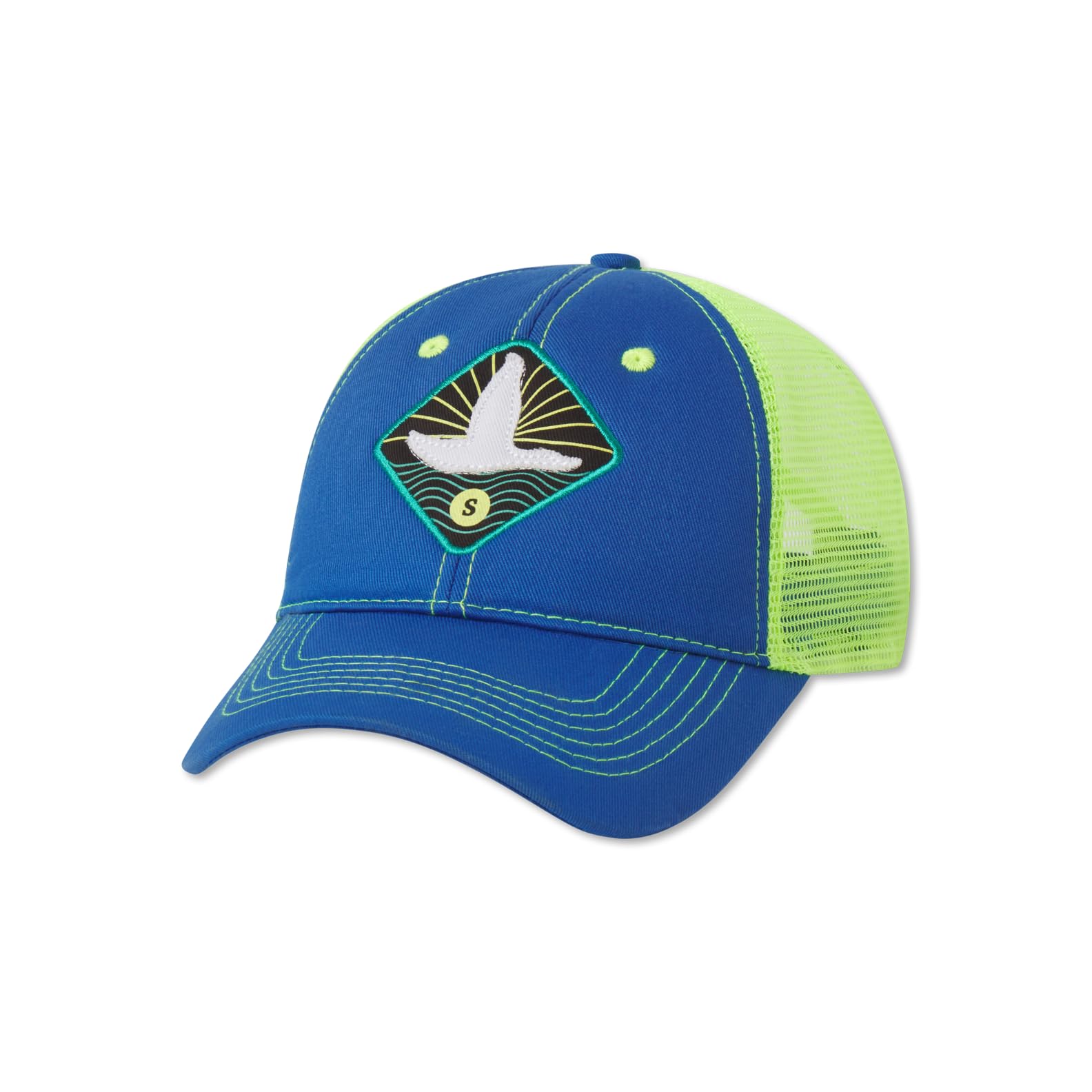 Men's Flying Duck Trucker Hat (Royal Blue)