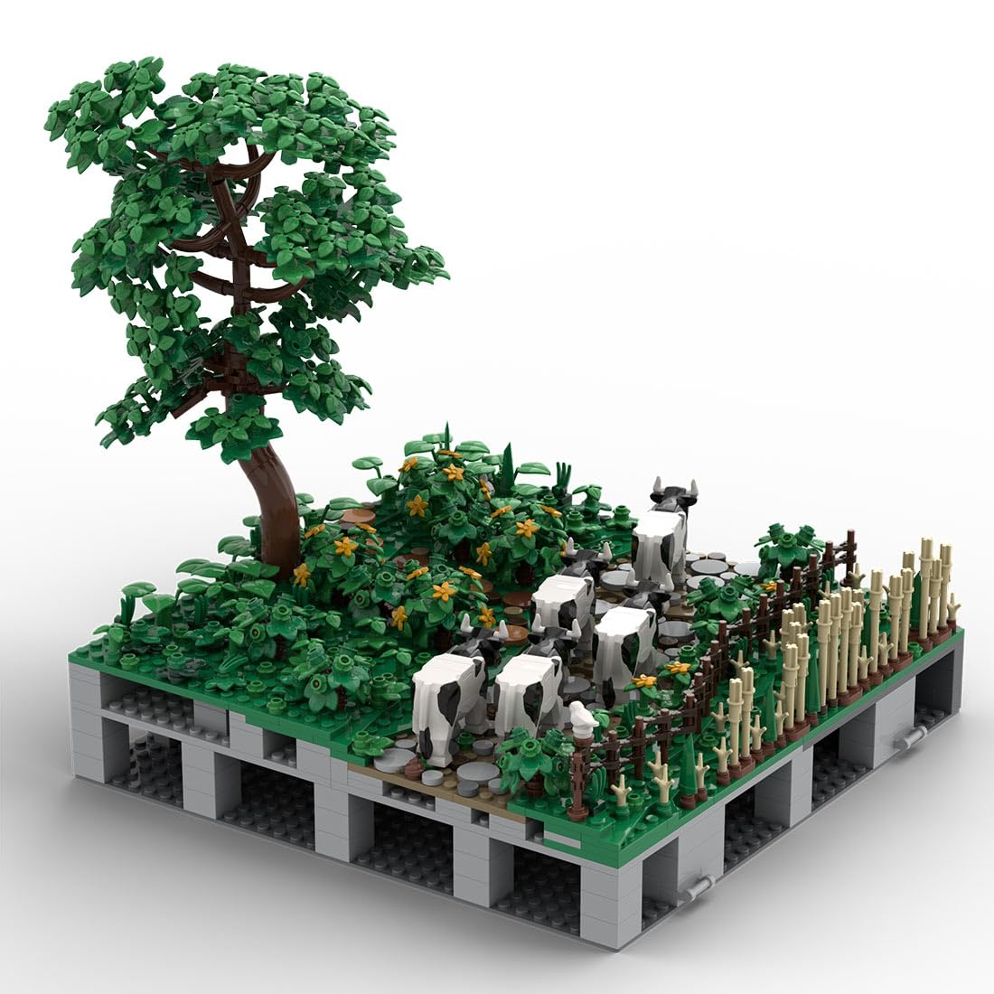 Burg Hohengeroldseck model z klocków zaciskowych, historyczny model zamku z 62 modułów, rozszerzenie krajobrazu, prezent dla miłośników historii i kolekcjonerów zamków, 1508 elementów